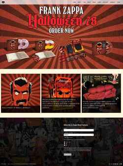 Screenshot www.zappa.com