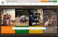 Captura de pantalla www.sanparks.org