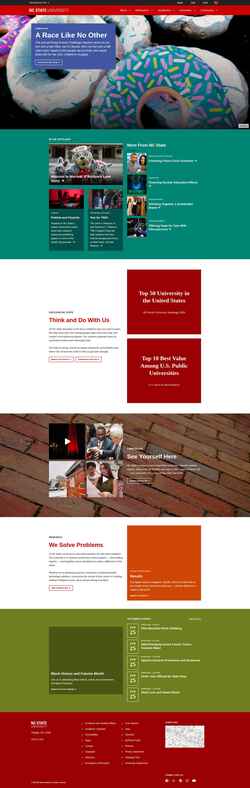 Screenshot www.ncsu.edu