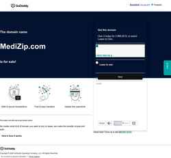 Screenshot www.medizip.com