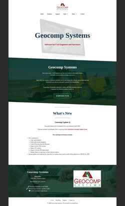 Screenshot www.geocomp.com.au