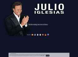 Captura de pantalla www.julioiglesias.com