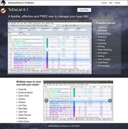 Screenshot www.abstractspoon.com