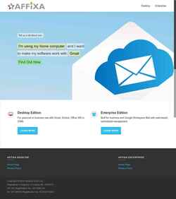 Screenshot www.affixa.com