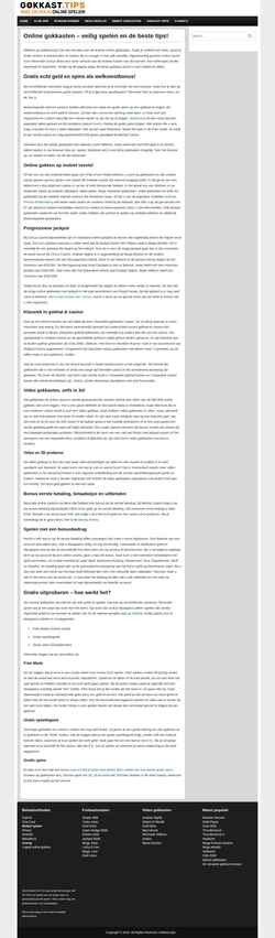 Screenshot gokkast.tips