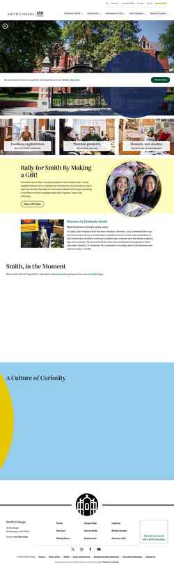 スクリーンショット www.smith.edu