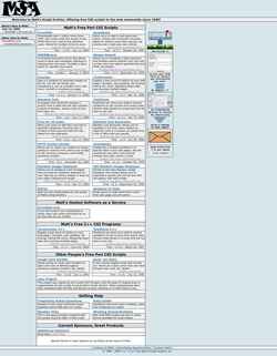 Schermafbeelding www.scriptarchive.com