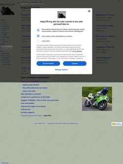 Snímek obrazovky faq.ninja250.org