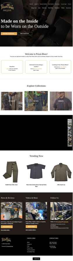 Screenshot www.prisonblues.com