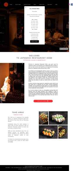 Screenshot www.restaurantkobe.com
