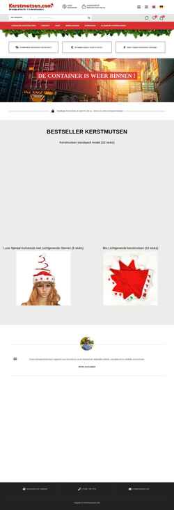 Screenshot kerstmutsen.com