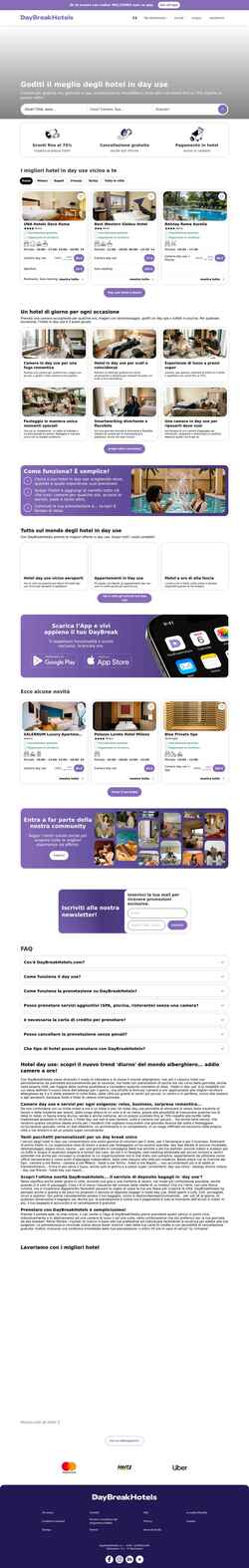 Скриншот www.daybreakhotels.com