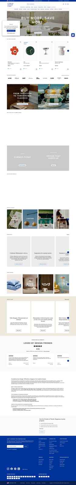 Captura de pantalla www.finnishdesignshop.com