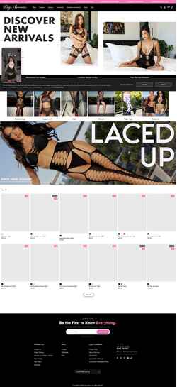 Captura de pantalla www.legavenue.com