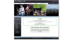 Screenshot www.eric-clapton.co.uk
