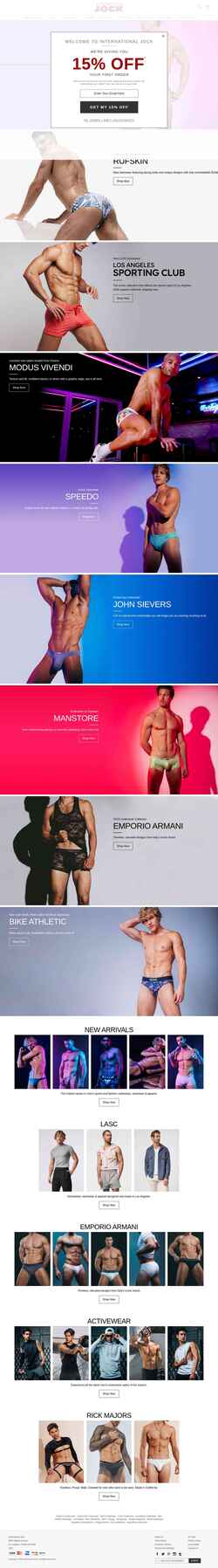 Snímek obrazovky www.internationaljock.com
