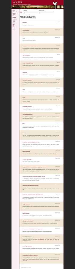 Снимак екрана www.anus.com