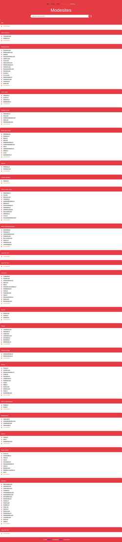 Screenshot modesites.linkinfo.nl