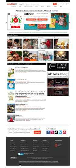 Screenshot www.alibris.com