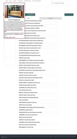 Skärmdump strategypage.com
