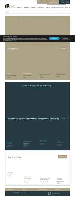 Skærmbillede africanbookscollective.com