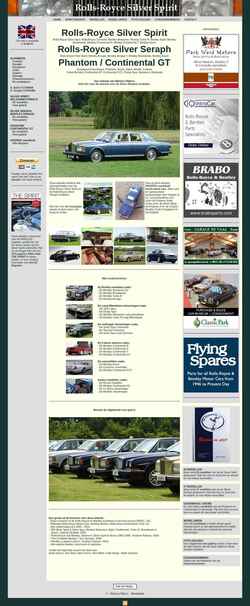 Screenshot www.rrsilverspirit.com