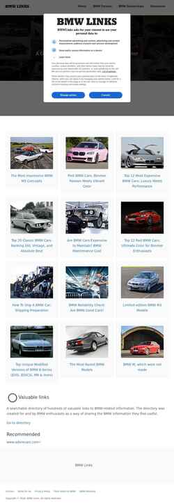 Screenshot www.bmwlinks.com