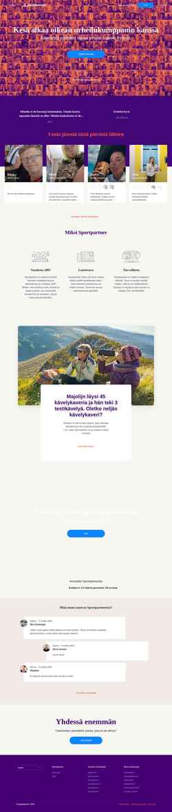 Screenshot www.sportpartner.com