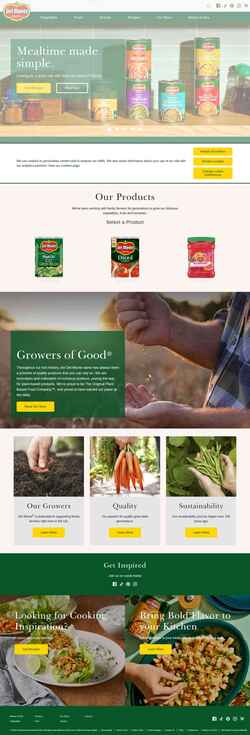 Screenshot www.delmonte.com
