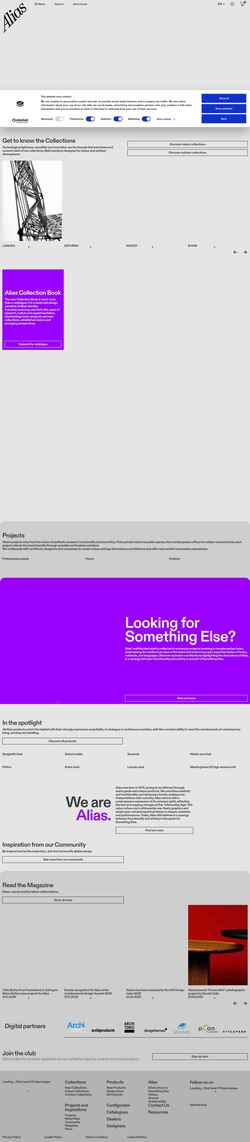 Screenshot alias.design