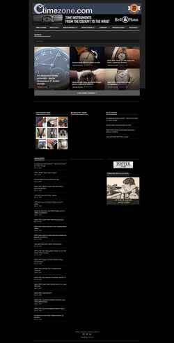 Skjermdump www.timezone.com