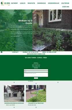Screenshot www.dejongtuinen.com