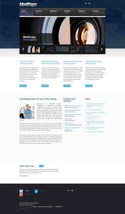 Screenshot www.medcapz.com