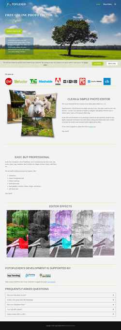 Снимак екрана fotoflexer.com