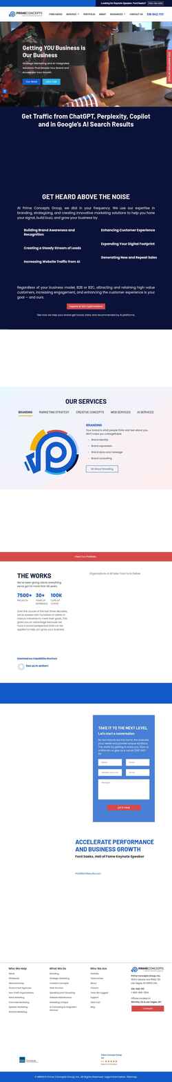 Zrzut ekranu primeconcepts.com