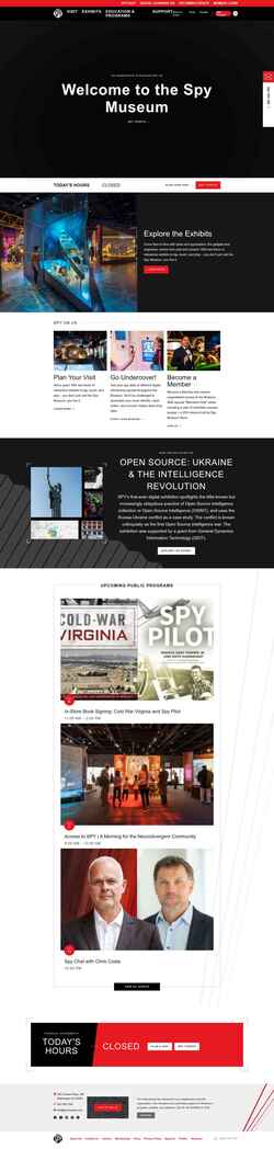 Screenshot www.spymuseum.org
