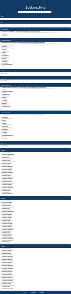 Screenshot zoekmachine.startvriend.nl