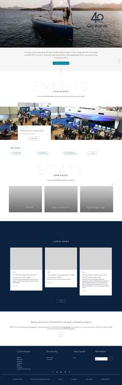 Screenshot www.beneteau.com