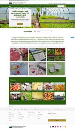 Ekran görüntüsü www.ams.usda.gov