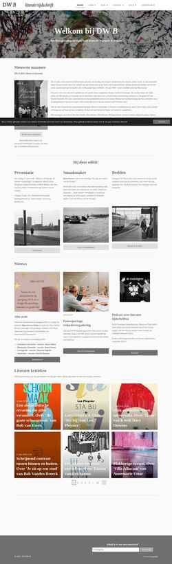 Снимак екрана www.dwb.be