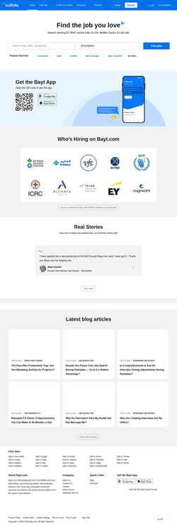 Снимак екрана www.bayt.com