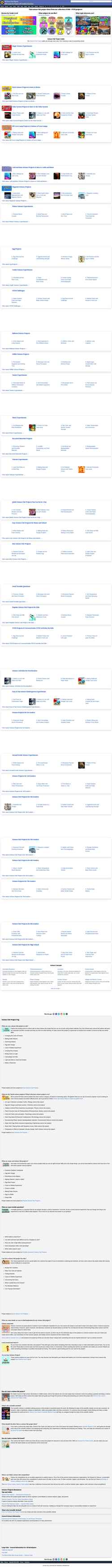 Screenshot www.all-science-fair-projects.com
