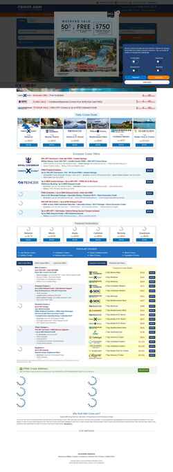 Screenshot www.cruise.com