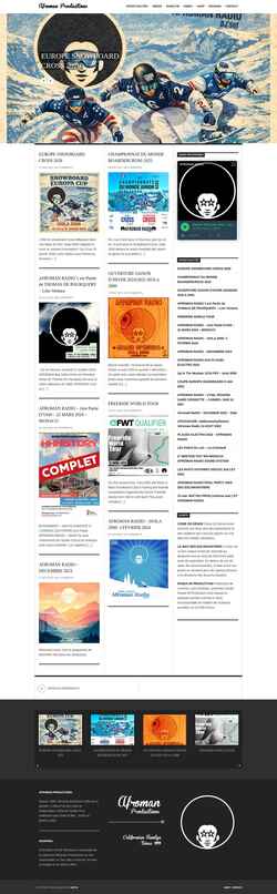 Screenshot www.afroman.com