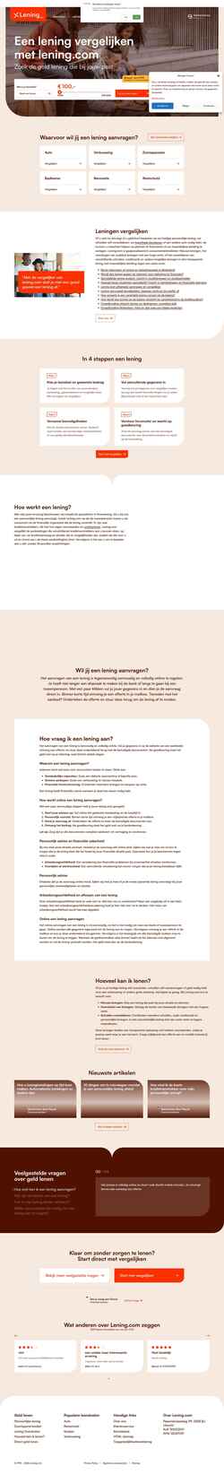 Снимак екрана www.lening.com