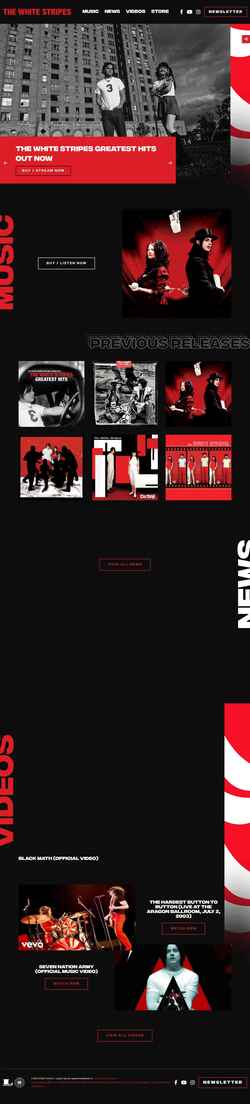 Skærmbillede www.whitestripes.com
