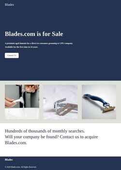 Zrzut ekranu www.blades.com