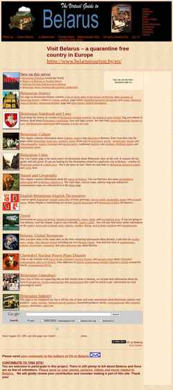 Captura de pantalla belarusguide.com