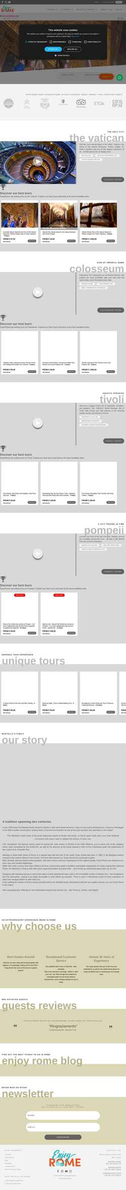Schermata www.enjoyrome.com