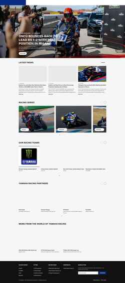 Screenshot www.yamaha-racing.com